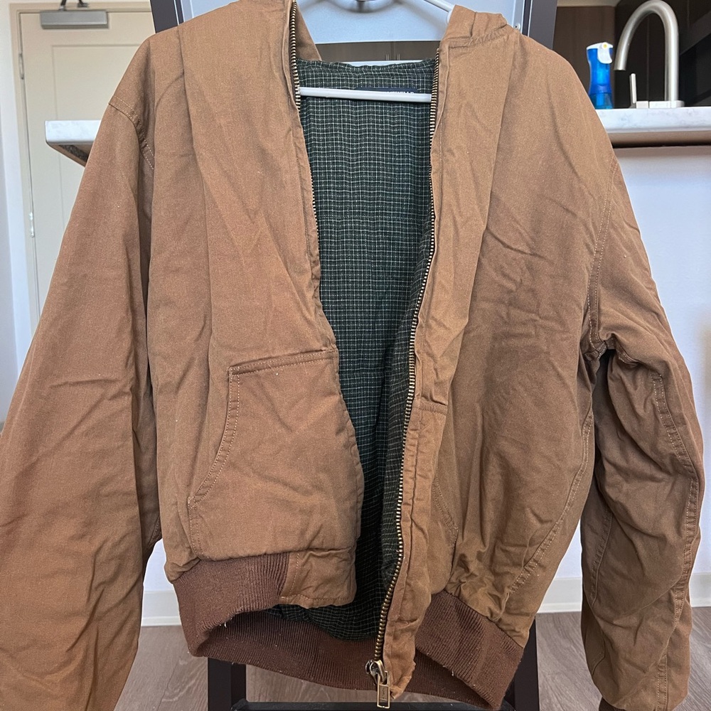 RARE Brandy Melville Christina Brown puffer jacket